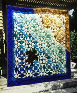 Custom Turtle Quilt Blanket Bedding Set - Great for Home Decoration and Family Gifts