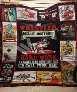 Custom Wrestling Icon Quilt Bedding Set Blanket - Great for Bedroom Decoration and Gifts for Fans