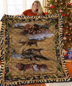Customizable Animal Quilt Bedding Set with Personalized Name Option, Ideal for Bedroom Decor and Family Gifts