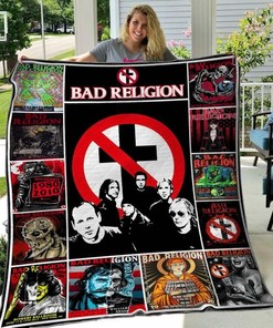 Customizable Bad Religion Quilt Bedding Set Blanket for Home Decoration and Family Gifts