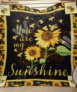 Customizable Bee Quilted Bedding Set for Stylish and Personalized Bedroom