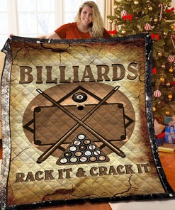 Customizable Billiard Quilt Bedding Set - Perfect for Family Gifts and Home Decor