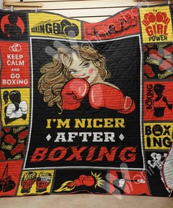 Customizable Boxing Quilt Blanket Bedding Set - Suitable for Home Decoration and Family Gifts