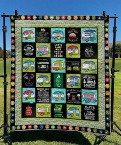 Customizable Camping Quilt Bed Set Blanket for Home Decoration and Picnic, Gifts for Family