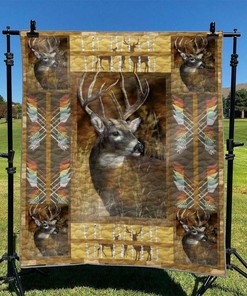 Customizable Deer Quilt Bedding Set Blanket for Home Decoration, Ideal for Family Gifts