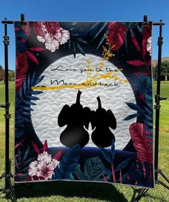 Customizable Elephant Quilt Blanket Set for Your Bedroom Decor - Gifts for Family