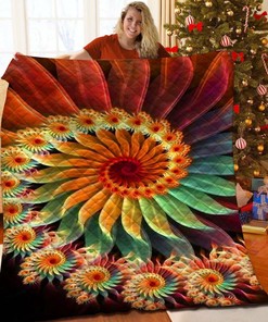 Customizable Flower Quilt Bedding Set for Birthday and Christmas Gifts