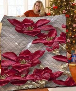 Customizable Flower Quilt Bedding Set for Personalized Family Gifts