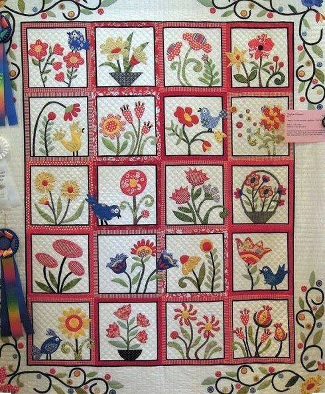 Customizable Flower Quilt Blanket Bedding Set Perfect for Bedroom