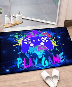 Customizable Game Room Rug - Non-Slip Crystal Sofa Floor Mat