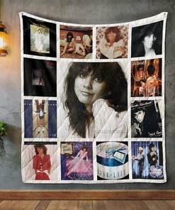 Customizable Linda Ronstadt Album Covers Quilt Blanket Bedding Set, Great Gifts for Fans and Family
