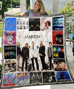 Customizable Maroon 5 Quilt Bedding Set Blanket Great for Bedroom Decor and Family Gifts