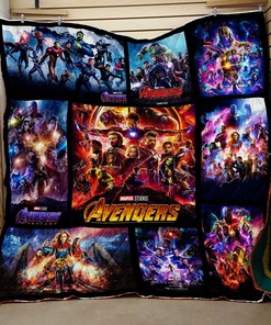 Customizable Marvel Superhero Quilt Bedding Set Great for Bedroom Decor and Gifts for Fans