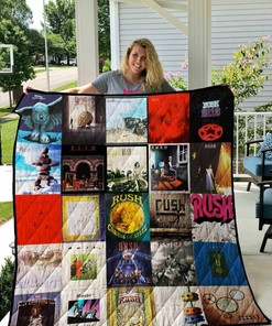 Customizable Rush Blanket Quilt Bedding Set - Great for Music Lovers and Family Gifts
