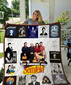 Customizable Seinfeld Quilt Bedding Set Blanket Great for Bedroom Decor and Family Gifts