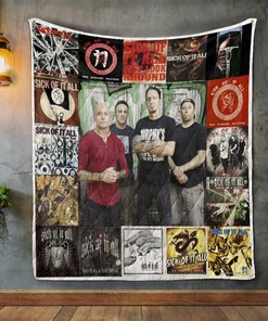 Customizable Sick Of It All Album Covers Quilt Blanket Bedding Set, Great Gifts for Fans and Family