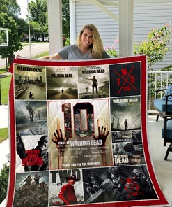 Customizable The Walking Dead Quilt Bedding Set for Home Decor and Picnics - Perfect Family Gifts