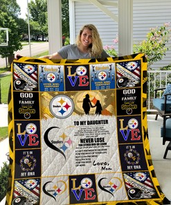 Customize Steelers Quilt Bedding Set for Your Daughter's Room - Gifts for Family