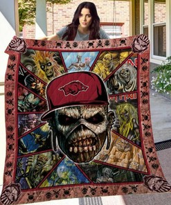 Customized Arkansas Razorbacks Quilt Bedding Set for Home Decoration and Family Gifts