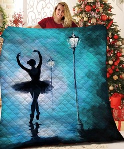 Customized Ballet Quilt Blanket Set for Personalized Home Decor and Gift