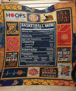 Customized Basketball Quilt Blanket Bed Set for Home and Picnic