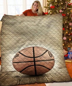 Customized Basketball Quilt Blanket Bedding Set for Cozy Home Decor