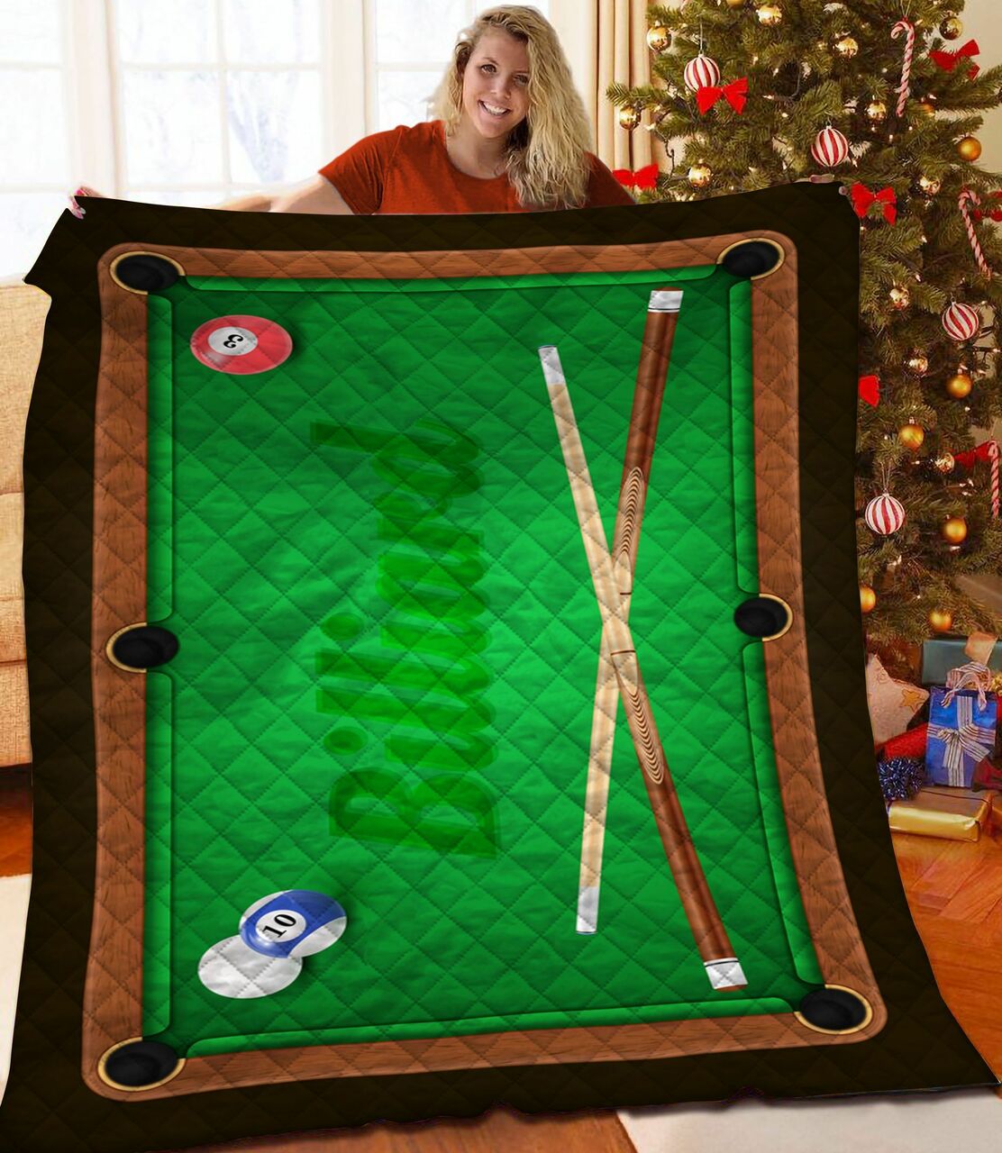 Customized Billiard Quilt Bedding Set - Ideal for Home Decoration and Gifts