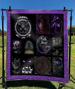 Customized Cat Quilt Bedding Set with Personalized Name for Unique Home Decoration and Gift
