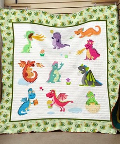 Customized Dragon Quilt Bedding Set for Bedroom Decoration