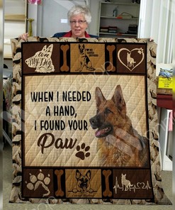 Customized German Shepherd Quilt Bedding Set Blanket for Home Decoration