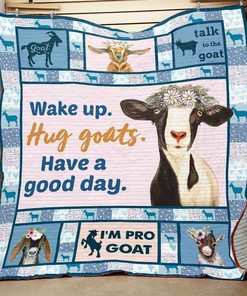 Customized Goat Quilt Bedding Set for Home Decoration and Picnic, Unique Gift for Family