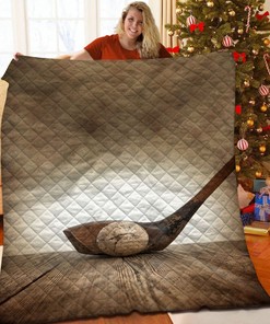 Customized Golf Quilt Bedding Set for Home Decoration and Picnic, Unique Gift for Family