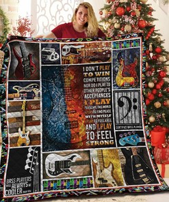 Customized Guitar Quilt Blanket Set - Ideal for Home Decoration & Picnic