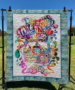 Customized Hippie Quilt Bedding Set Blanket for Picnic Hobby and Family Gifts