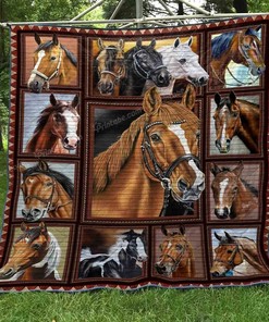 Customized Horse Bedding Set, Perfect for Adding a Personalized Touch to Your Home Decor