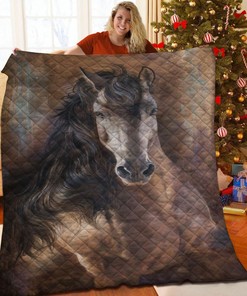 Customized Horse Quilt Bedding Set, Perfect for Adding a Personalized Touch to Your Home Decor