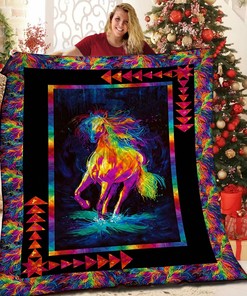 Customized Horse Quilt Bedding Set, Perfect for Making Your Bedroom Truly Unique