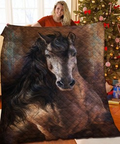 Customized Horse Quilt Blanket Set, Perfect for Creating Memorable Picnic Moments with a Personalized Touch