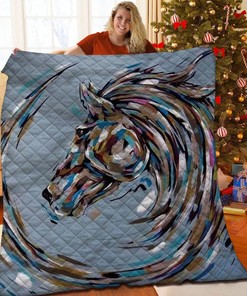 Customized Horse Quilt Blanket and Bedding Set, Perfect for Adding a Personalized Touch to Your Home Decor