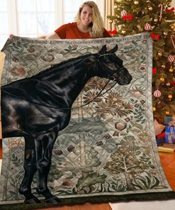 Customized Horse Quilt Blanket and Bedding Set, Perfect for Personalized Home Decor