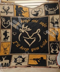 Customized Hunting Quilt Bedding Set Blanket for Bedroom Decoration, Great for Bedroom Decor and Family Gifts