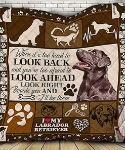 Customized Labrador Retriever Quilt Bedding Set for Home Decoration, Perfect for Family Gifts