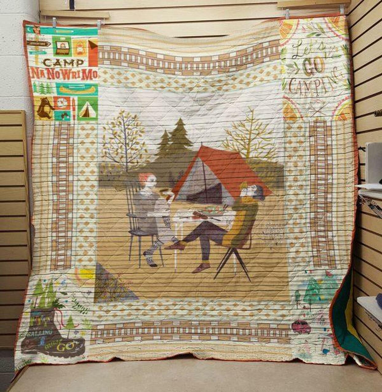 Customized Live Love Beach Quilt Bedding Set Blanket for Bedroom Decoration, Great for Bedroom Decor and Family Gifts