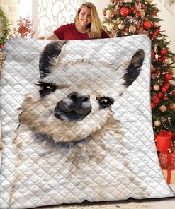Customized Llama Quilt Bedding Set for Bedroom and Home Decoration, Ideal Gifts for Family