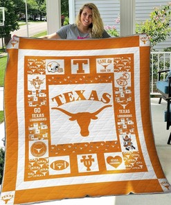 Customized Ncaa Texas Longhorns Bedding Set Quilt Blanket - Gifts for Fans & Bedroom Decor