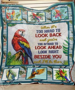 Customized Parrot Quilt Bedding Set Blanket for Home Decoration and Family Gifts