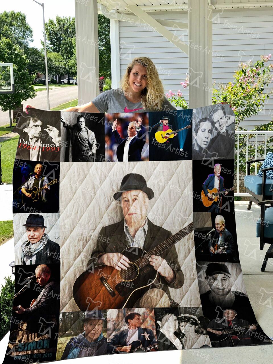 Customized Paul Simon Quilt Bedding Set Blanket for Home Decoration and Family Gifts