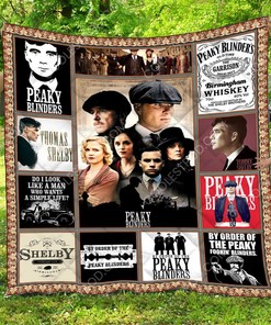 Customized Peaky Blinders Quilt Bedding Set for Bedroom Decor and Gifts for Family