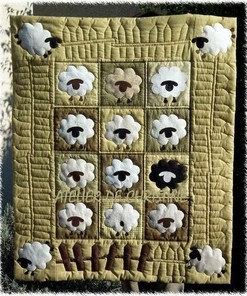 Customized Sheep Quilt Bedding Set Blanket for Home Decoration & Picnic, Gifts for Family