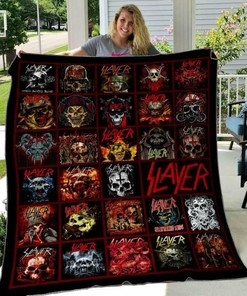 Customized Slayer Quilt Bedding Set Blanket for Picnic Hobby and Family Gifts